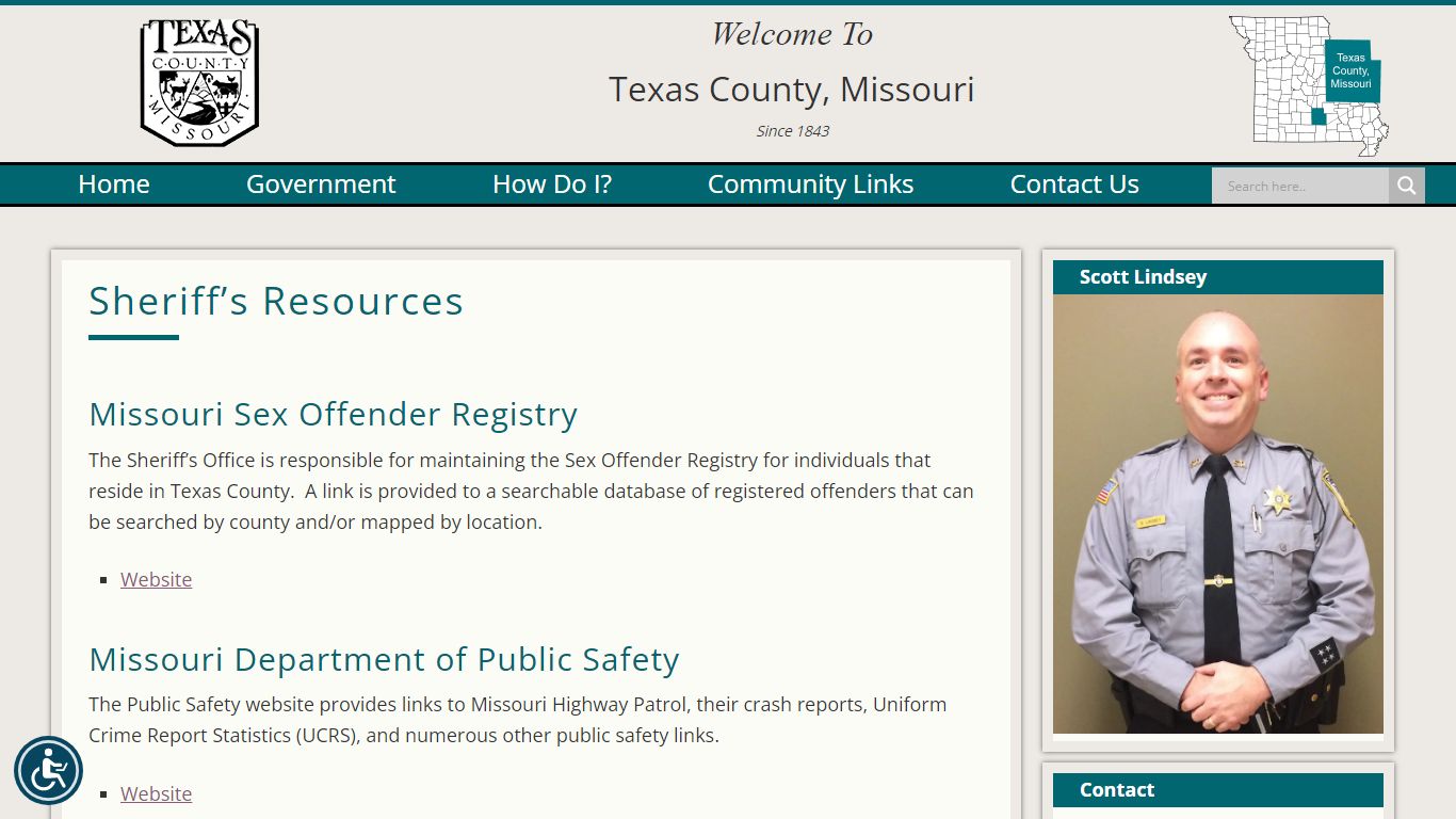 Sheriff’s Resources | Texas County, Missouri