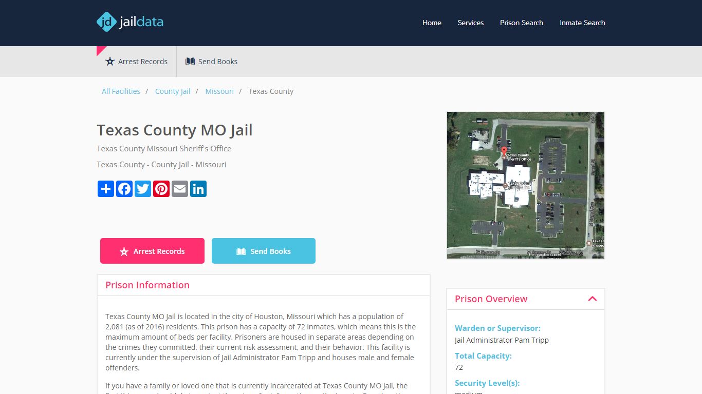 Texas County MO Jail Inmate Search and Prisoner Info - Houston, MO